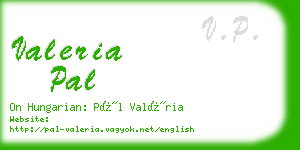 valeria pal business card